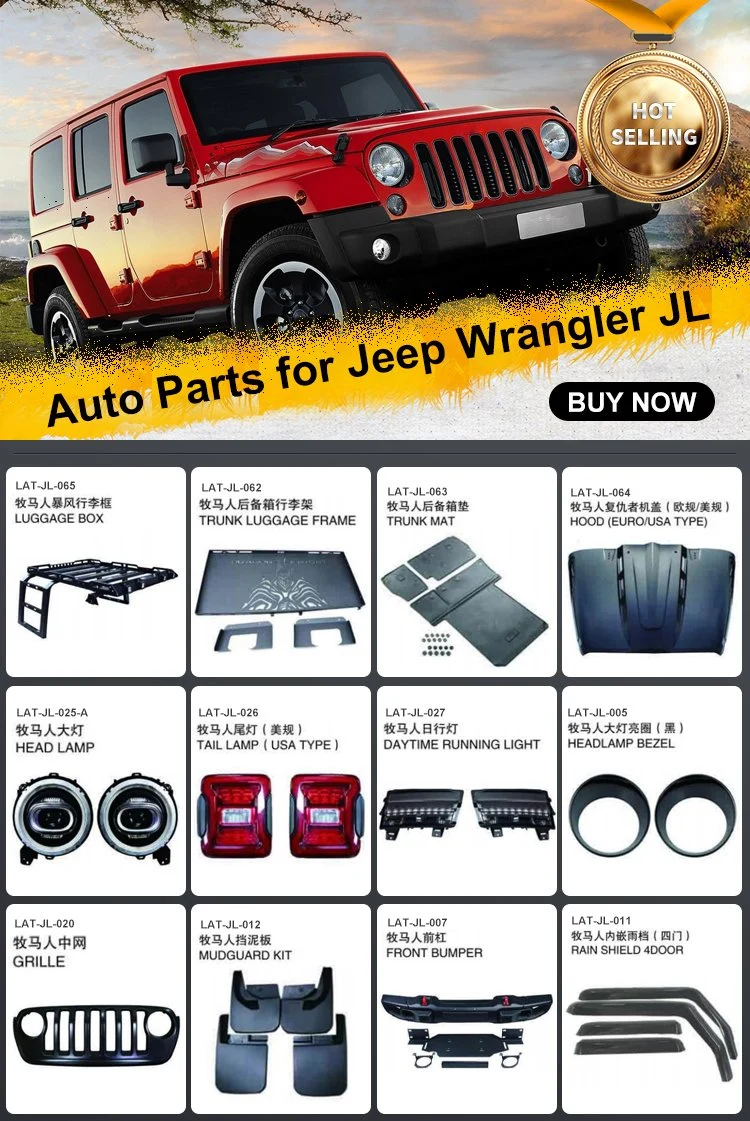 China Wholesale Price Car Accessories Auto Spare Parts for Jeep Wrangler Jl