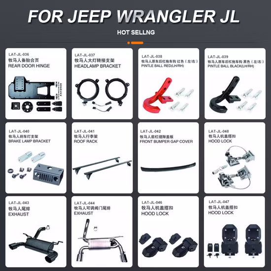 ジープ ラングラー Jl 用中国卸売価格カー アクセサリー自動車スペアパーツ
